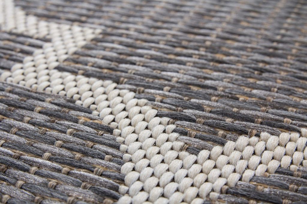 Sisal hatású szőnyeg, szürke, 160x230 cm - arabesco - butopêa